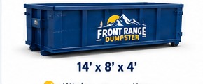 15 yard roll-off dumpster illustration